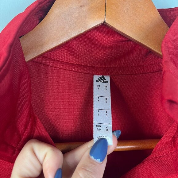 Adidas Atlanta United FC Soccer Futbol 1/4 Quarter Zip Red Pullover Mens Sz. S - Picture 5 of 6